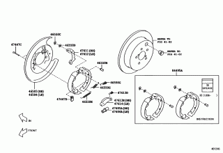 PARKING BRAKE & CABLE 2